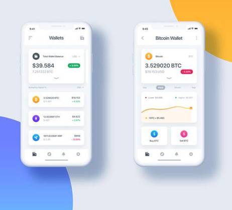 Digital wallet interface concept